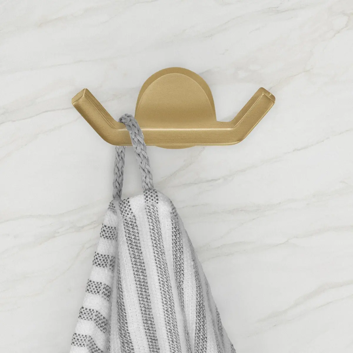 Taymor Bath Hardware Robe Hook Slip Stream Double