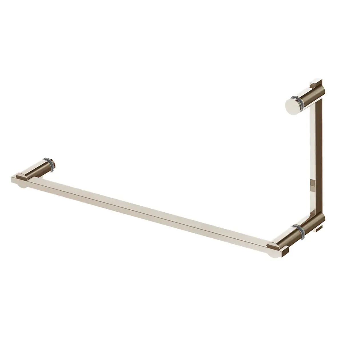 Taymor Shower Door Hardware Shower Door Handle Arc Offset And Towel Bar Combination