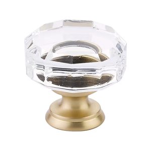 Emtek Lowell Glass Cabinet Knob