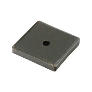 Emtek Sandcast Bronze Square Backplate For Cabinet Knob