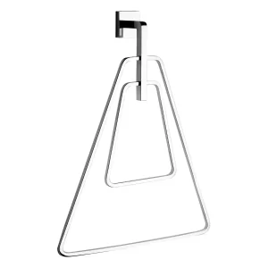 Taymor Bath Hardware Towel Ring Suite and Simple Double