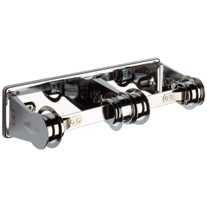 Taymor Bath Hardware Double Fixed Rod Paper Holder