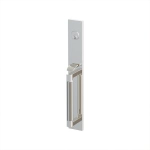 Emtek SELECT L-Square Stem Smooth Grip Full Length Tubular Entry Set