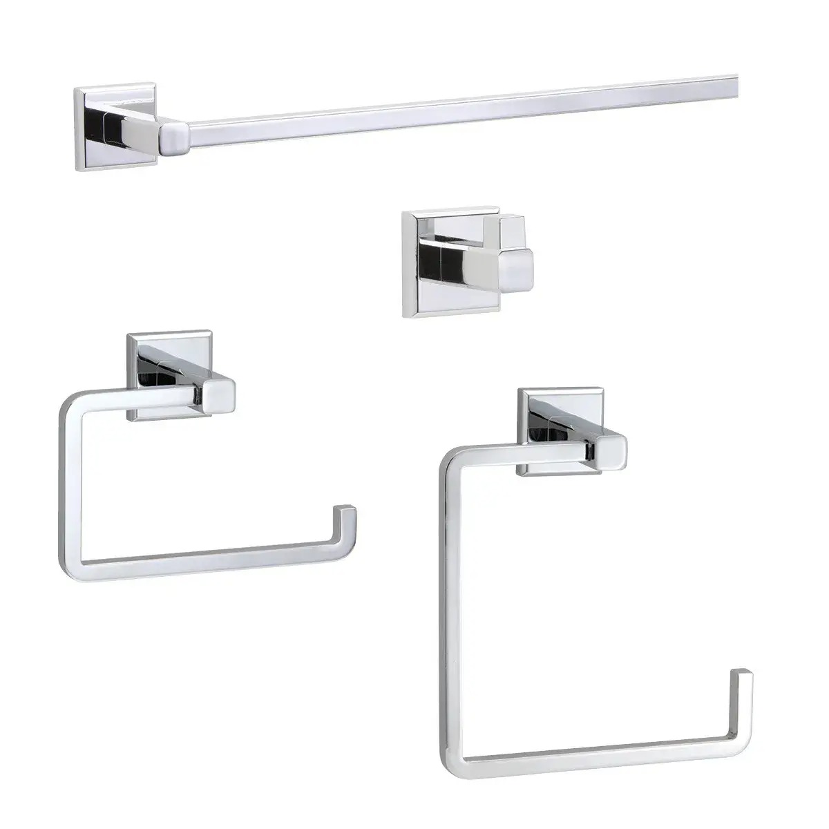 Taymor 4-Piece Bath Set Ultra